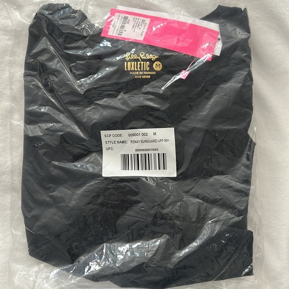 BNWT Lilly Pulitzer Renay Sunguard SPF+ Size M Onyx - Picture 2 of 3
